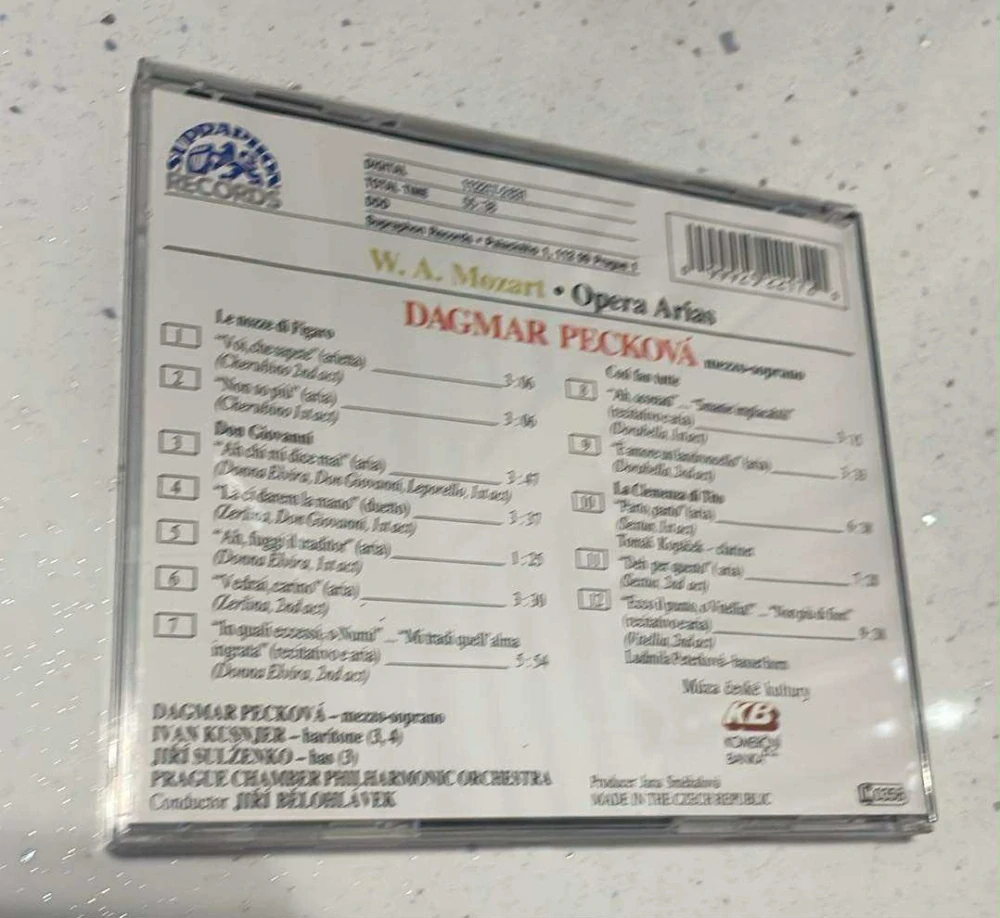 CD W. A. MOZART : DAGMAR PECKOVÁ
