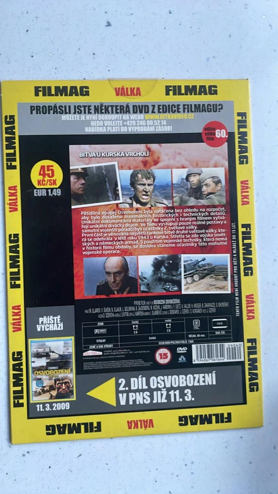 DVD OSVOBOZENÍ OHNIVÁ DUNA