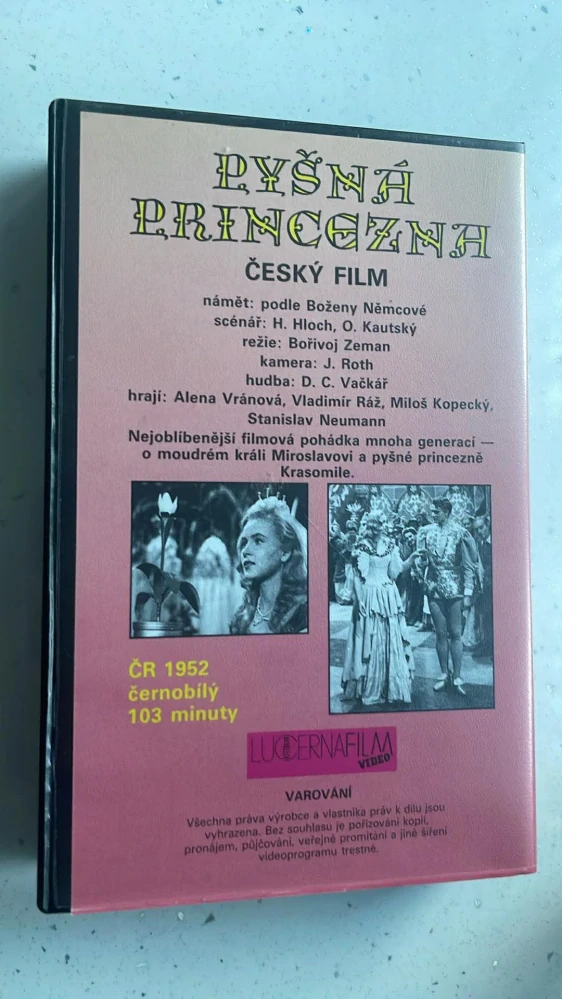 VHS PYŠNÁ PRINCEZNA