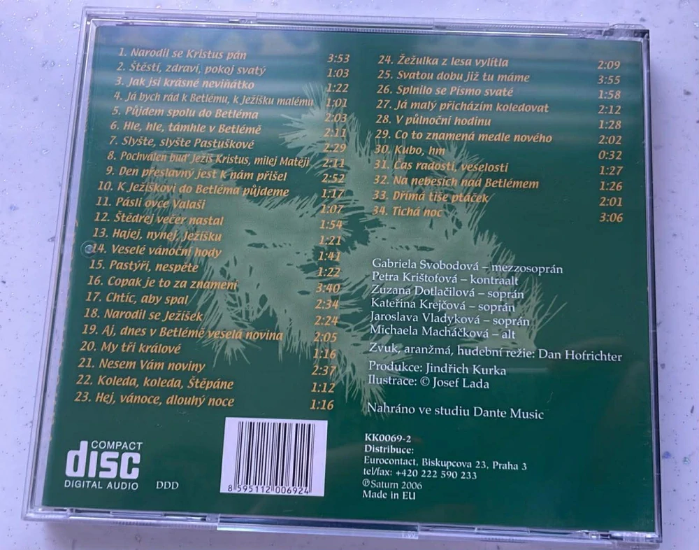 CD VÁNOČNÍ KOLEDY 