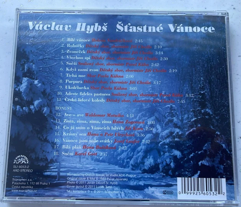 CD VÁCLAV HYBŠ : ŠŤASTNÉ VÁNOCE