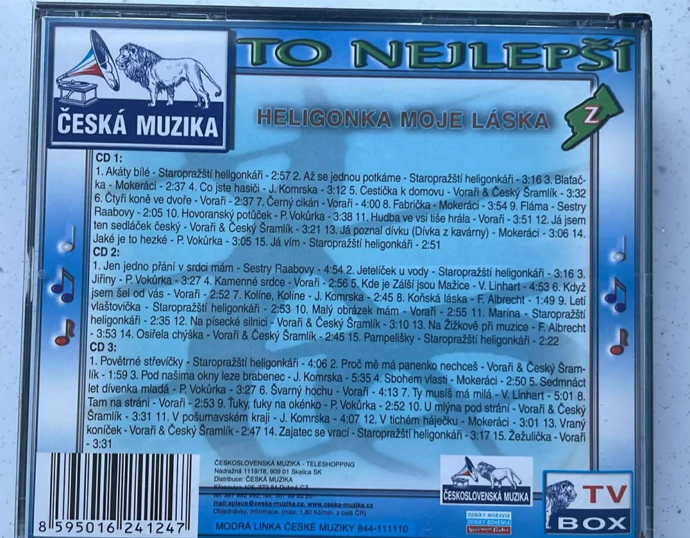3 CD TO NEJEPŠÍ Z : HELIGONKA MOJE LÁSKA