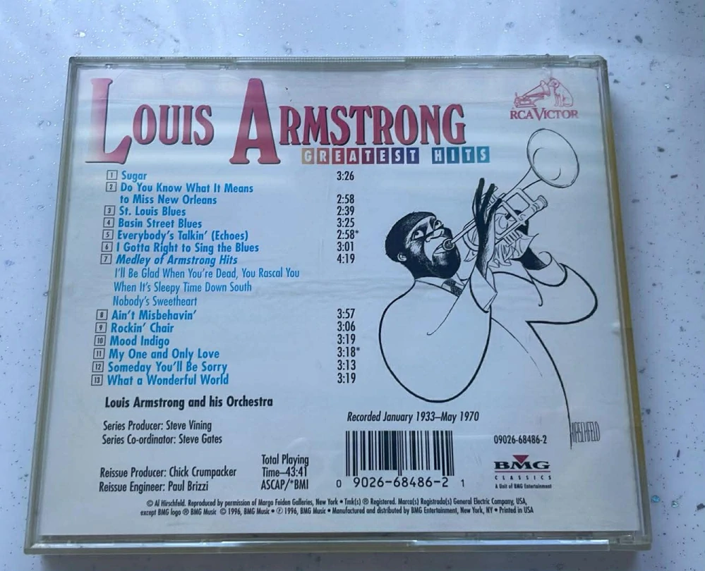 CD LOUIS ARMSTRONG : GREATEST HITS