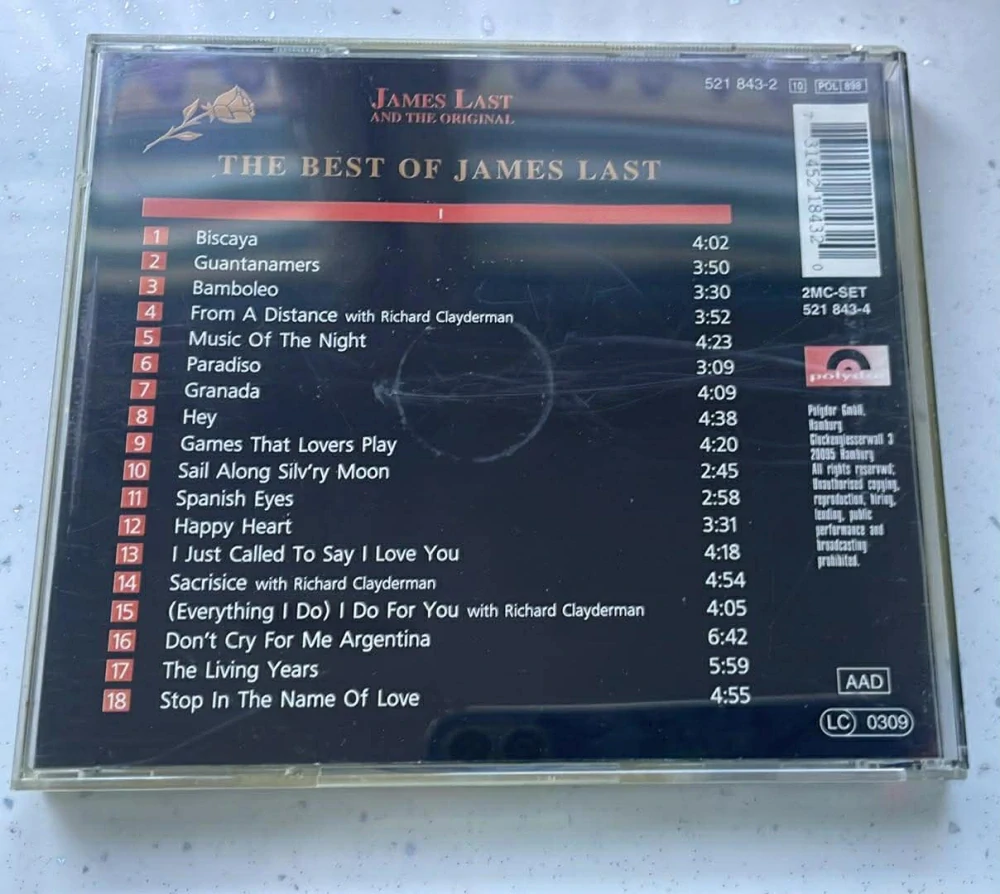 CD JAMES LAST : THE BEST OF JAMES LAST