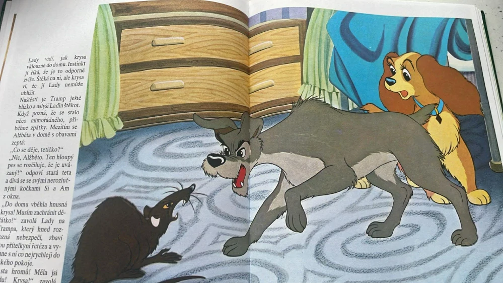 WALT DISNEY : GOLIÁŠ - OŠKLIVÉ KÁČÁTKO - LADY A TRAMP
