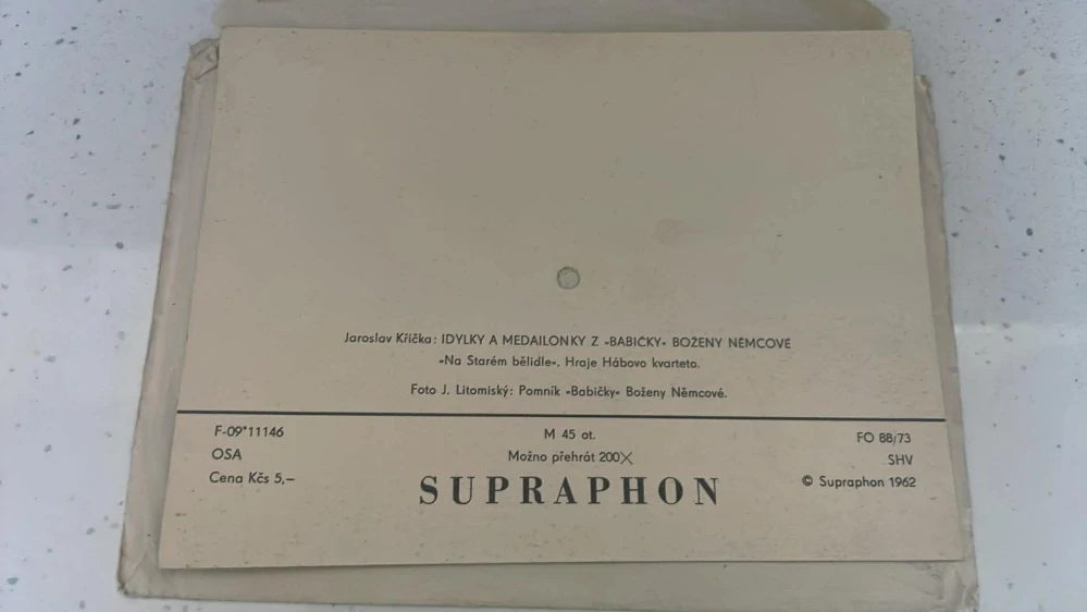 HUDEBNÍ POHLEDNICE : NA STARÉM BĚLIDLE 