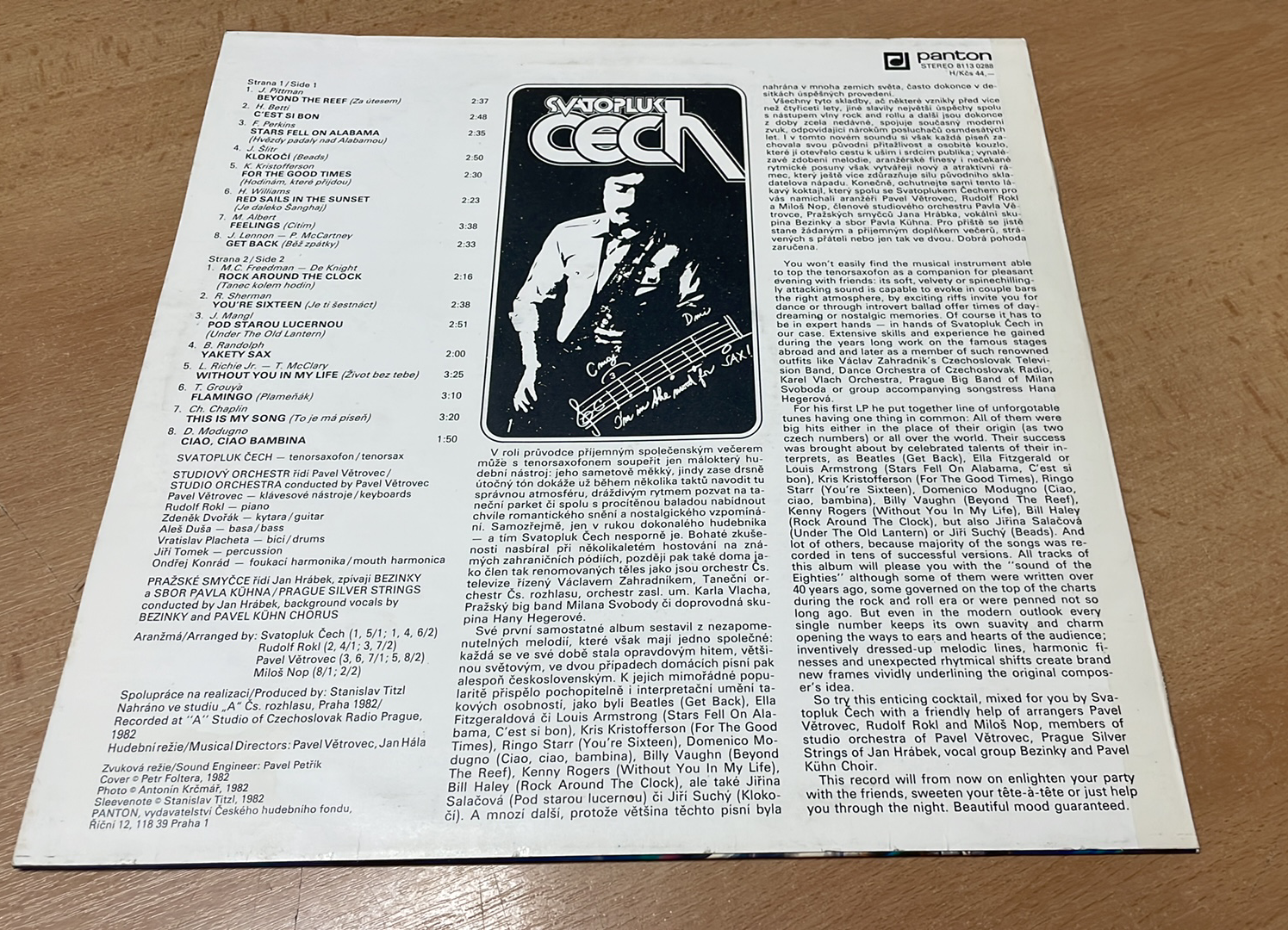 LP SVATOPLUK ČECH - IM IN THE MOOD FOR SAX