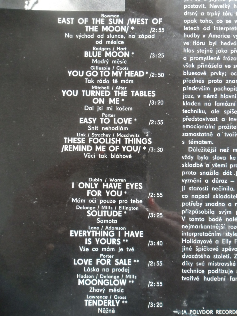 LP IN MEMORIAM BILLIE HOLIDAY