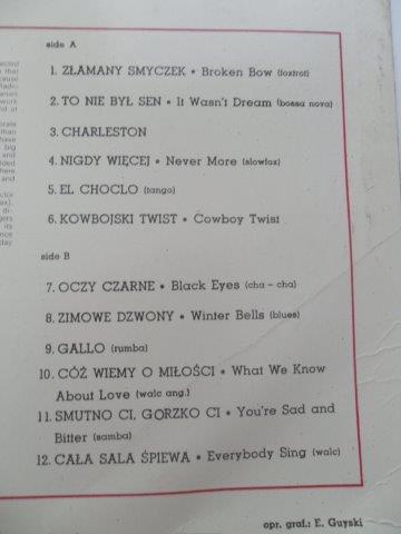 LP - ZAPRASZAMY DO TANCA