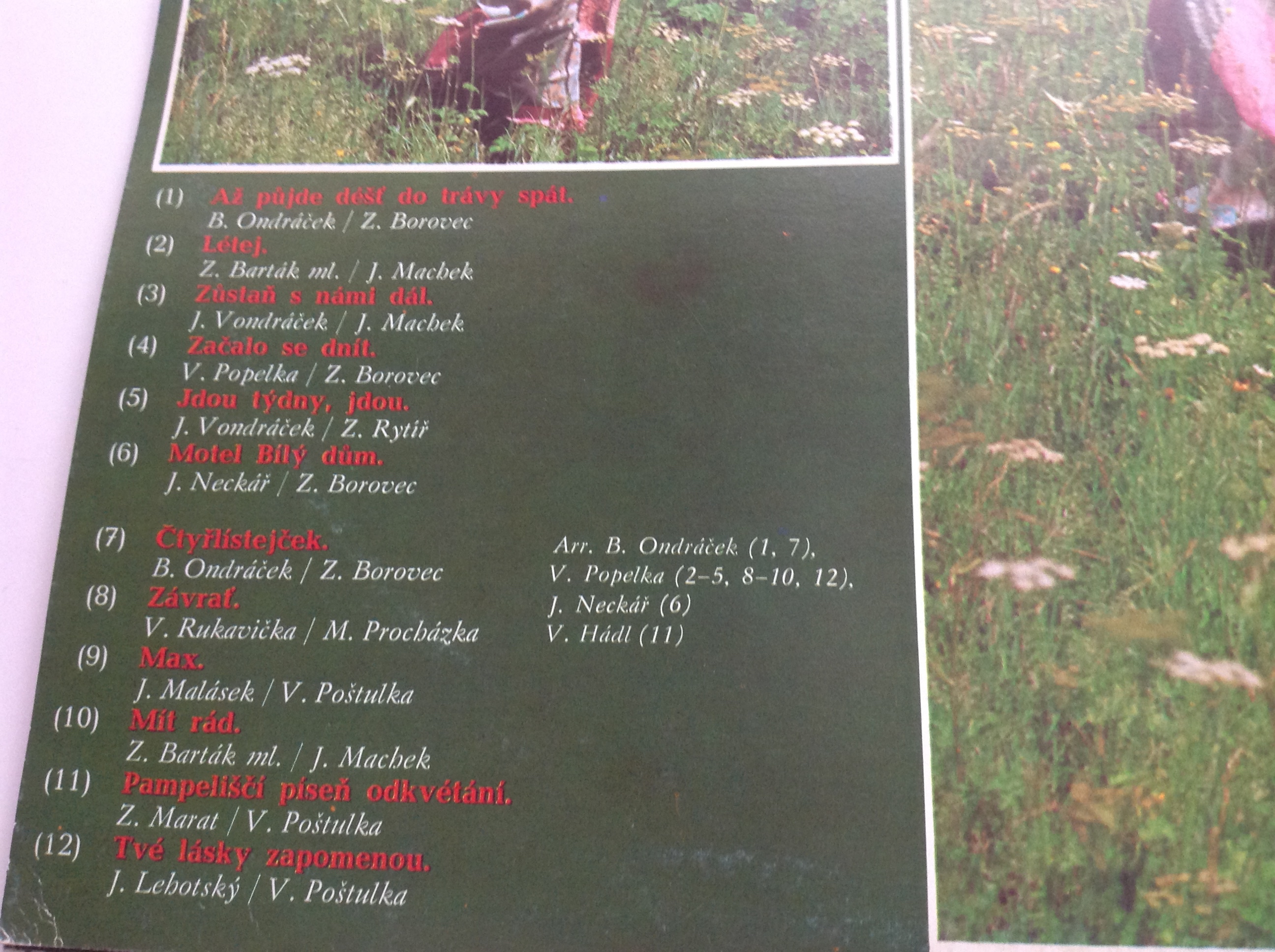 LP - HELENA VONDRÁČKOVÁ / S PÍSNÍ VSTŘÍC TI BĚŽÍM...