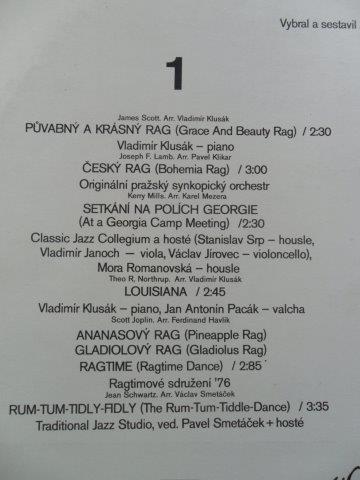 LP DESKA - RAGTIME