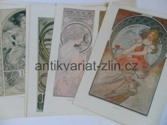 ALFONS MUCHA - TMAVOVLÁSKA
