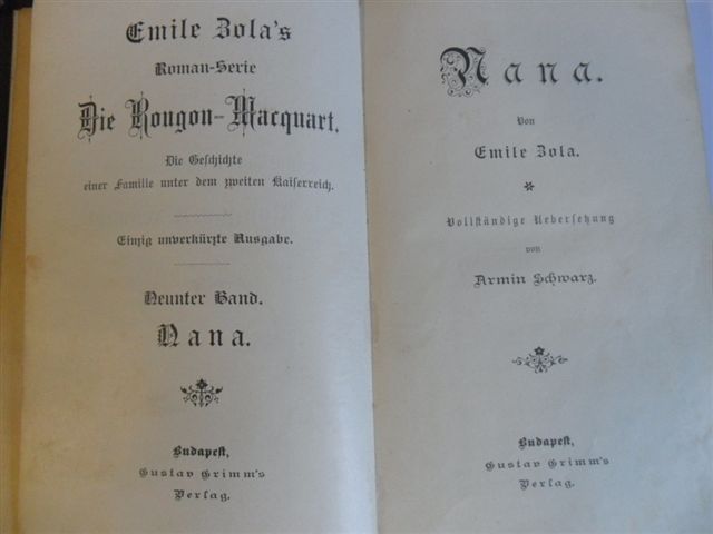 EMILE ZOLA - NANA