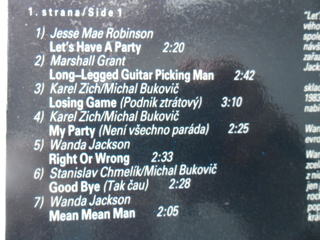 LP DESKA / WANDA JACKSON & KAREL ZICH - LET'S HAVE A PARTY IN PRAGUE