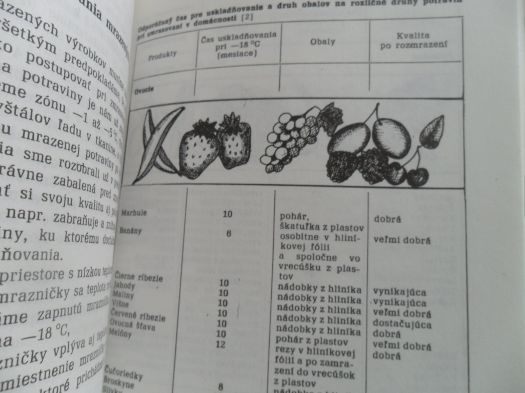 ZDENKA LIFTOVÁ - ZMRAZOVANIE POTRAVÍN A MRAZNIČKÁCH