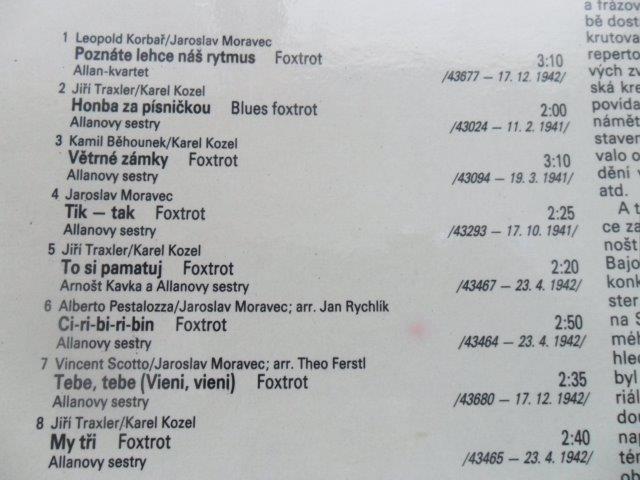LP ALLANOVY SESTRY - MY TŘI
