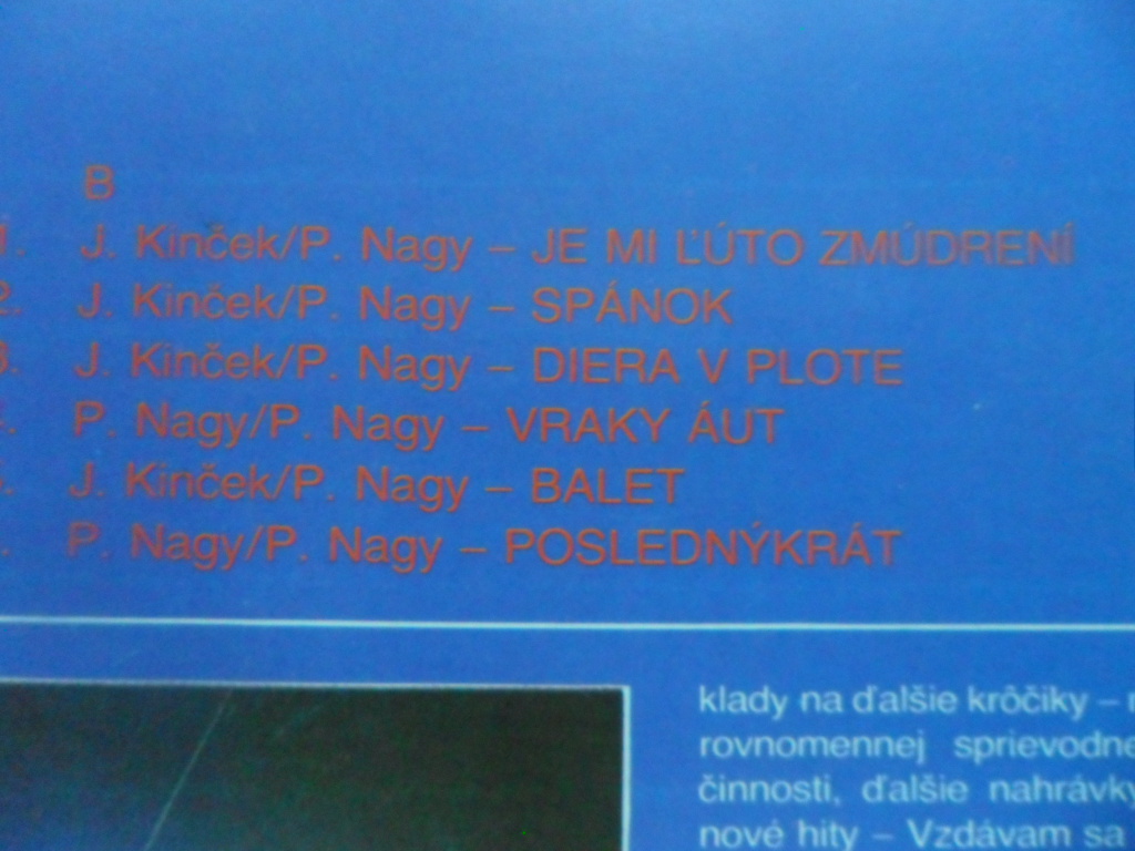 LP - PETER NAGY / CHRAŇ SVOJE BLÁZNOVSTVÁ