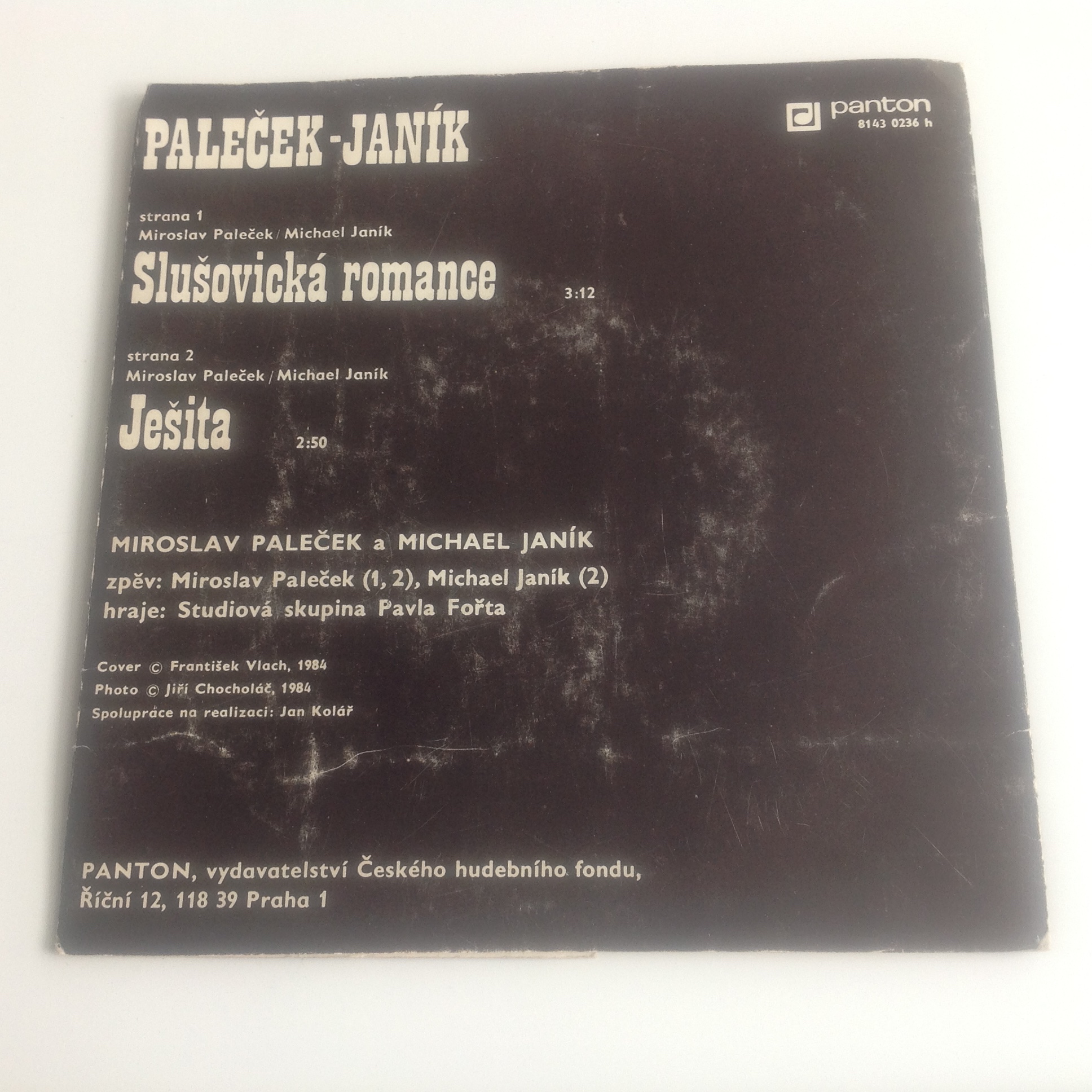 SP DESKA - PALEČEK, JANÍK / SLUŠOVICKÁ ROMANCE JEŠITA