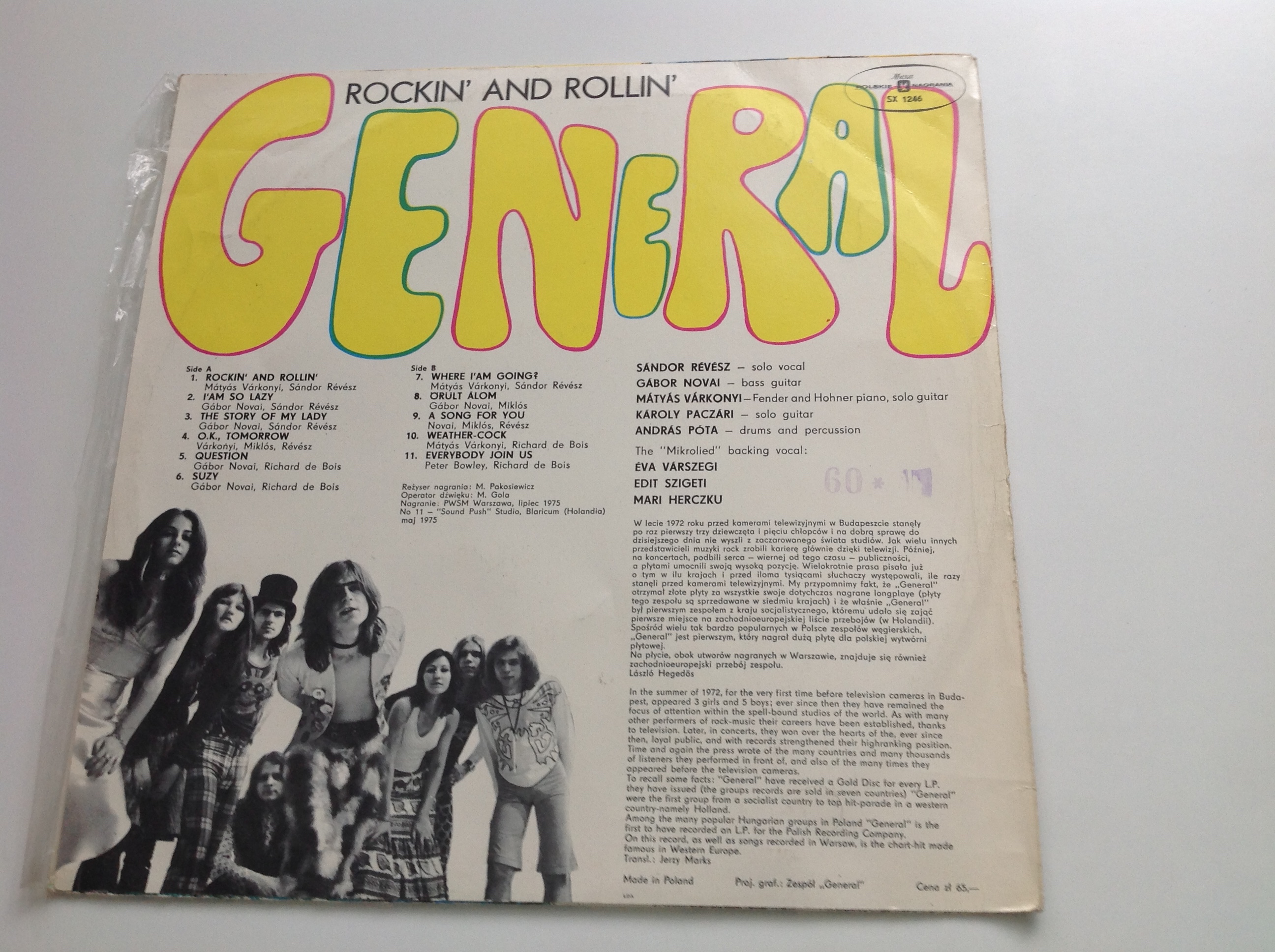 LP DESKA  GENERAL / ROCKIN' & ROLLIN'