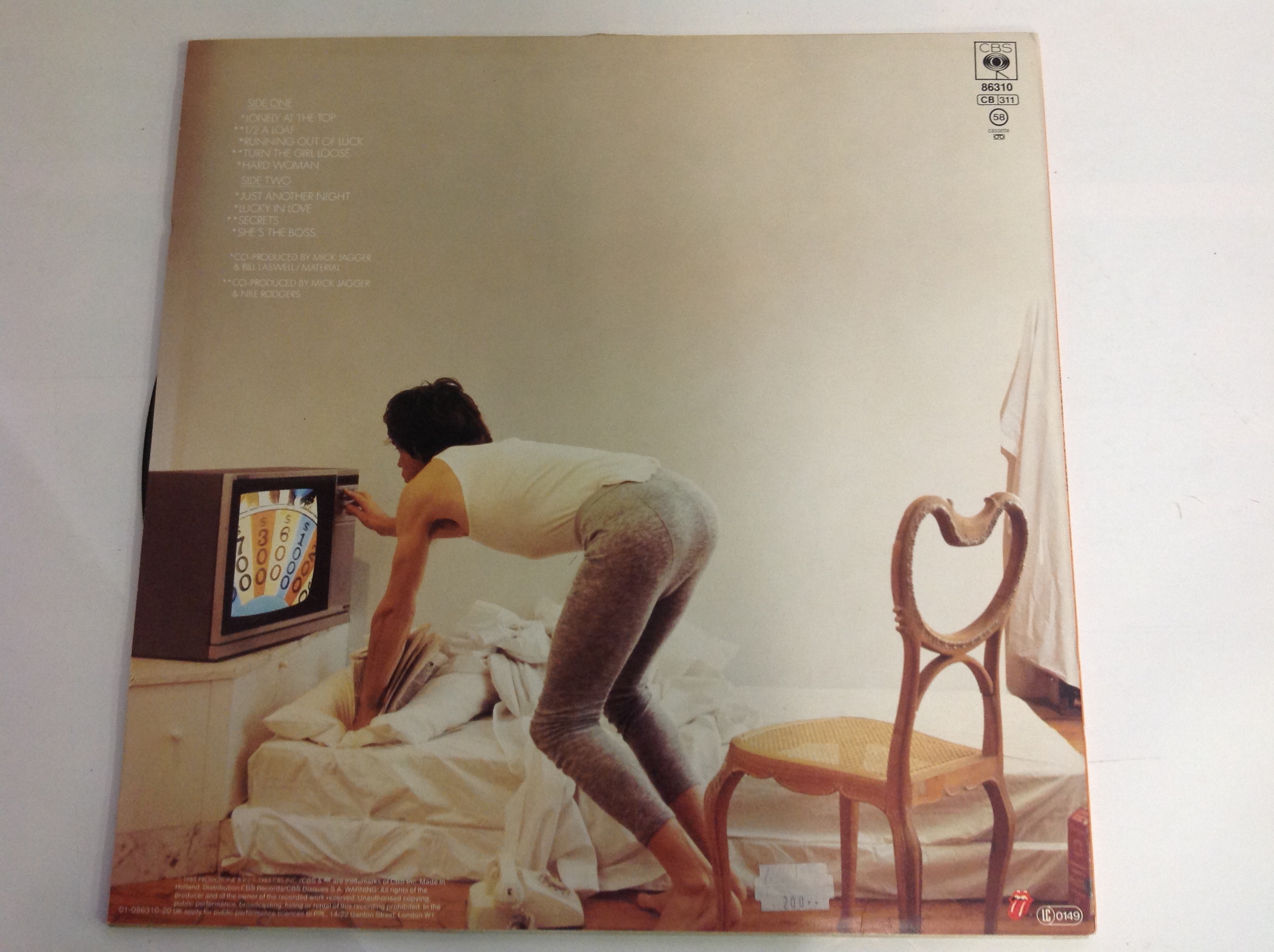 LP MICK JAGGER SHE`S THE BOSS