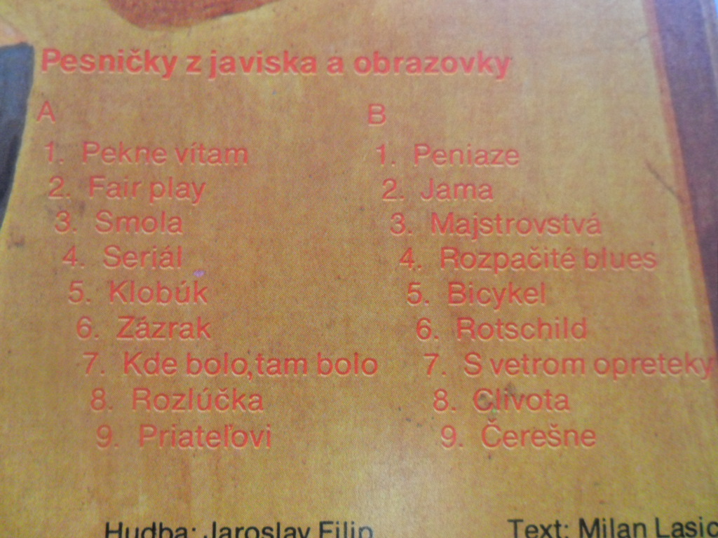 LP - MIROSLAV HORNÍČEK - VYZNÁNÍ