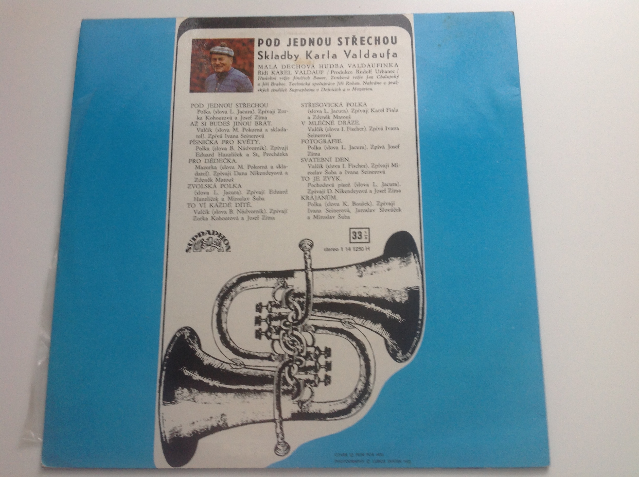 LP DESKA - POD JEDNOU STŘECHOU (SKLADBY KARLA VALDAUFA)
