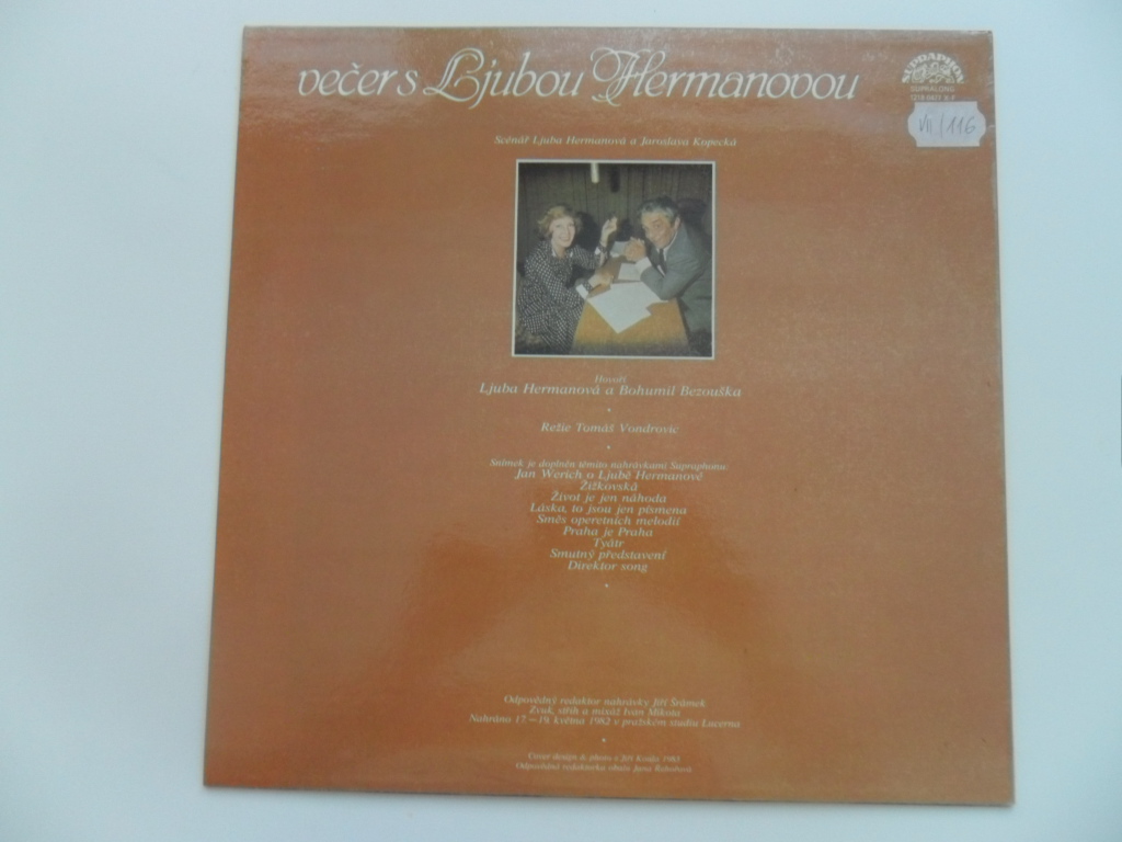 LP DESKA - VEČER S LJUBOU HERMANOVOU