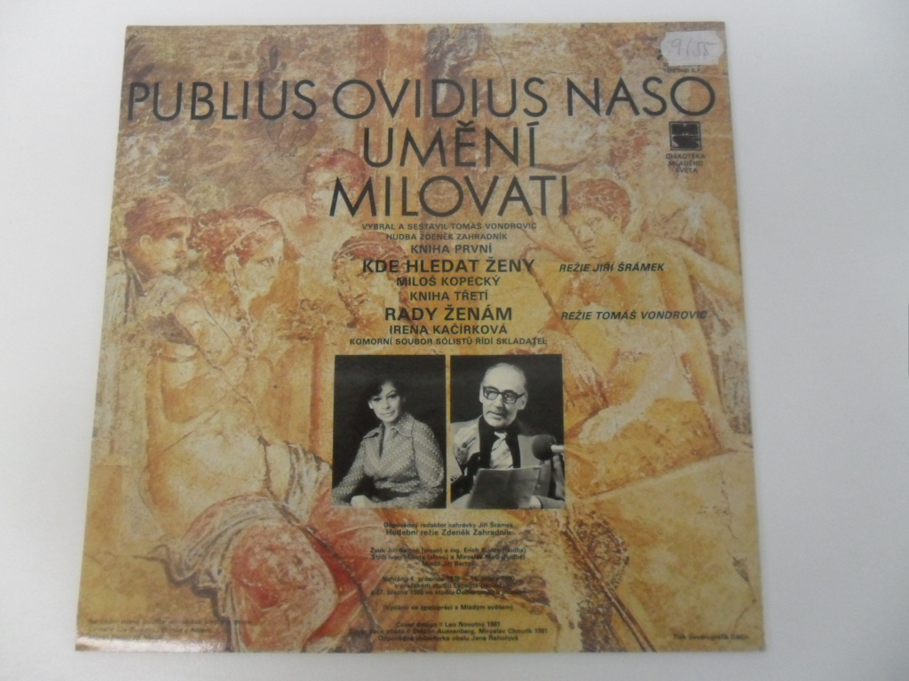 LP  PUBLIUS OVIDIUS NASO (UMĚNÍ MILOVAT)