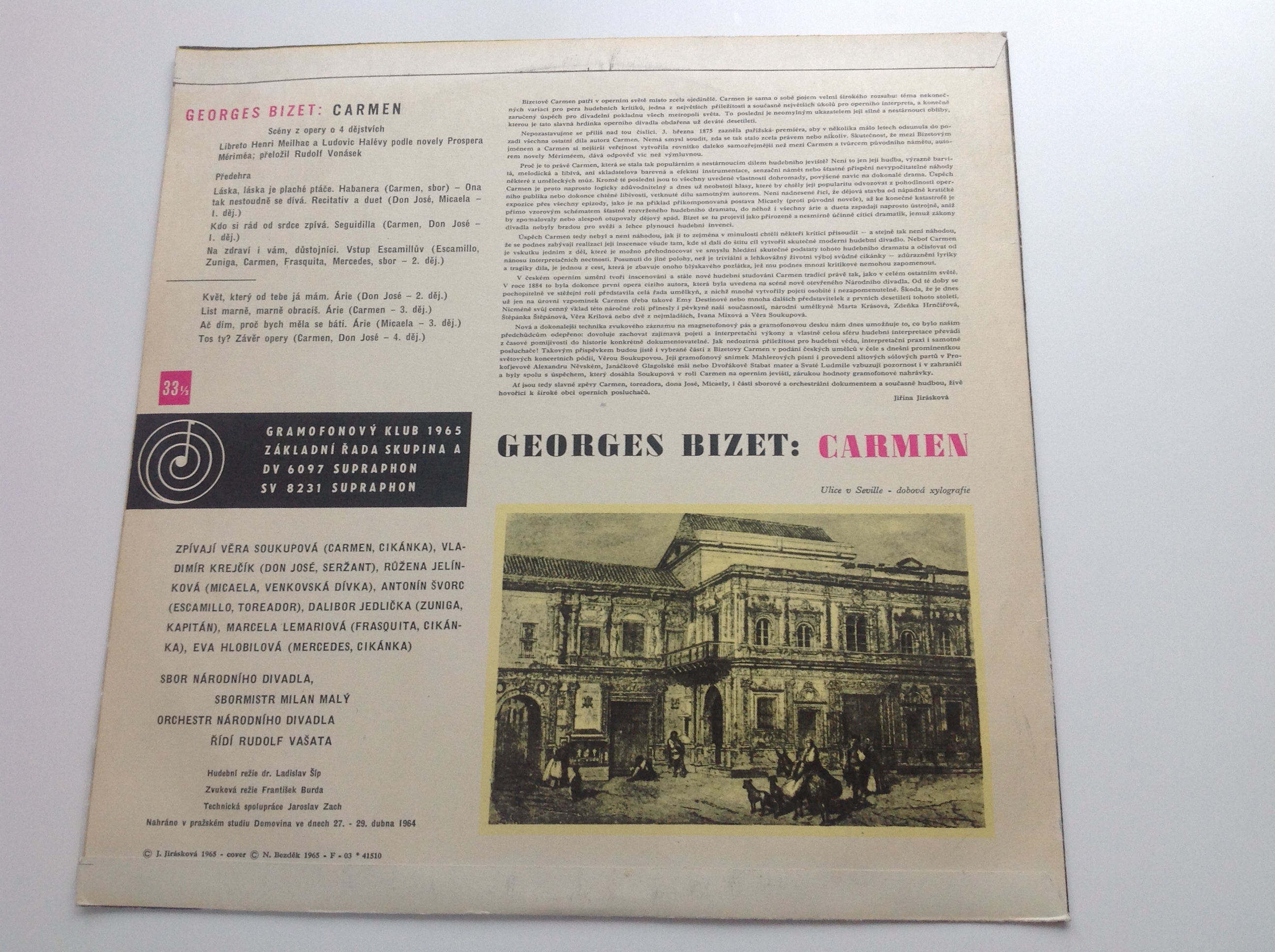 LP DESKA - GERRGES BIZET - CARMEN