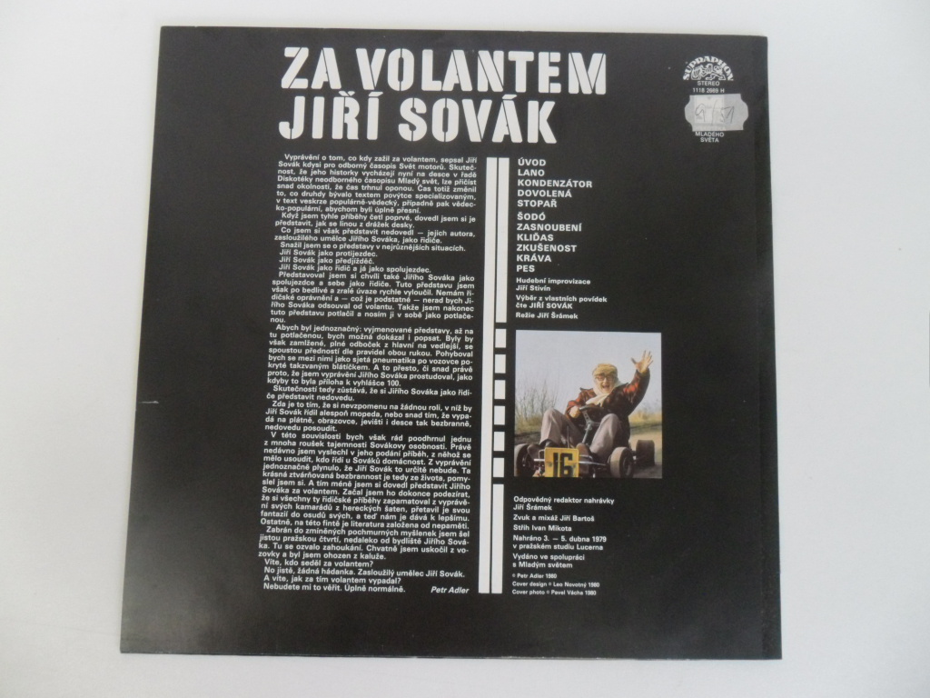 LP - JIŘÍ SOVÁK (ZA VOLANTEM)