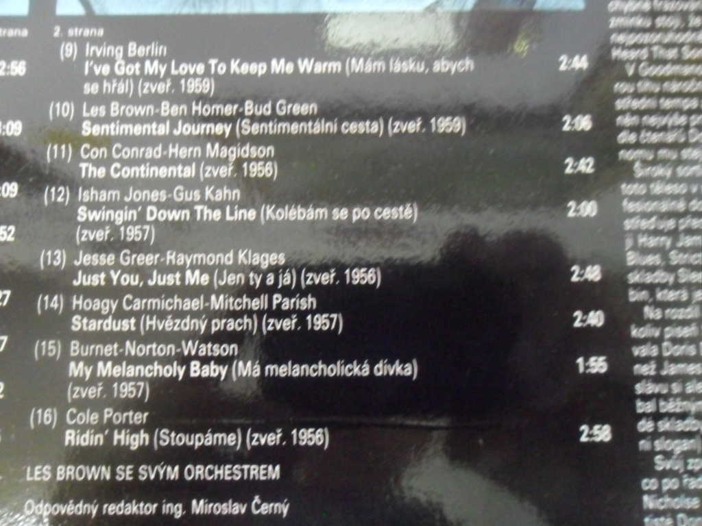 LP DESKA - OZVĚNY SWINGU (HARRY JAMES. LES BROWN)