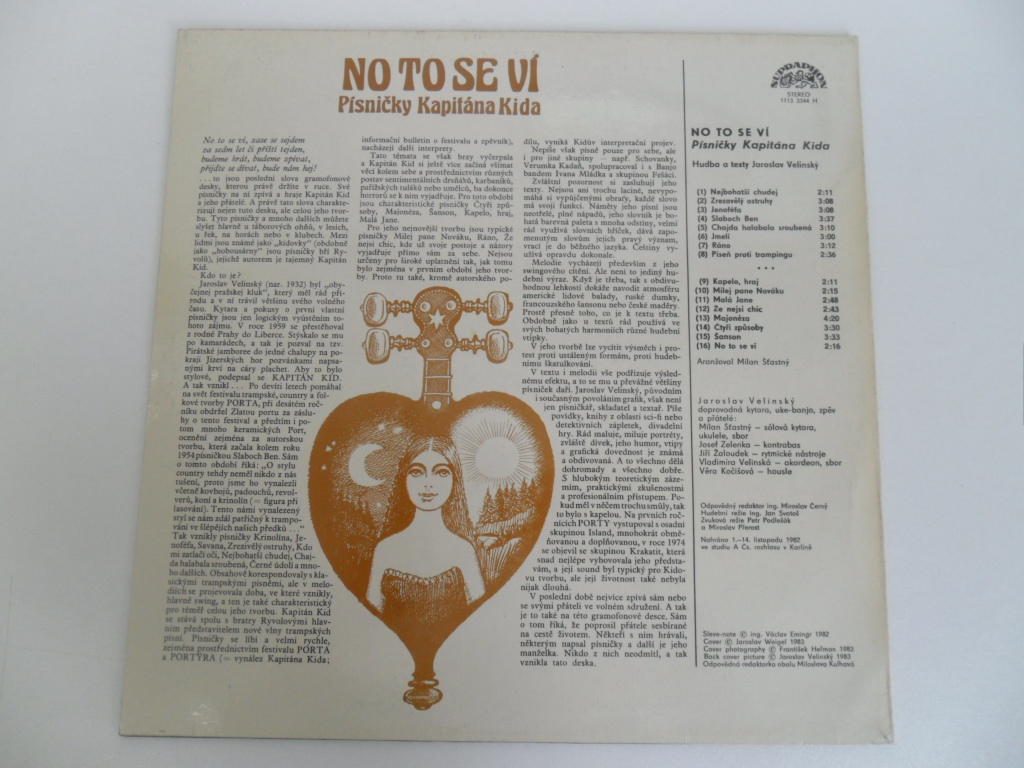 LP DESKA - NO TO SE VÍ (PÍSNIČKY KAPITÁNA KIDA)