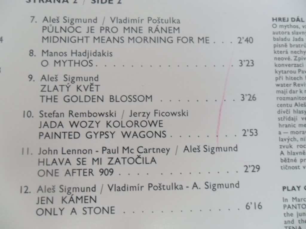 LP DESKA - MARTHA A TENA (HREJ DÁL)