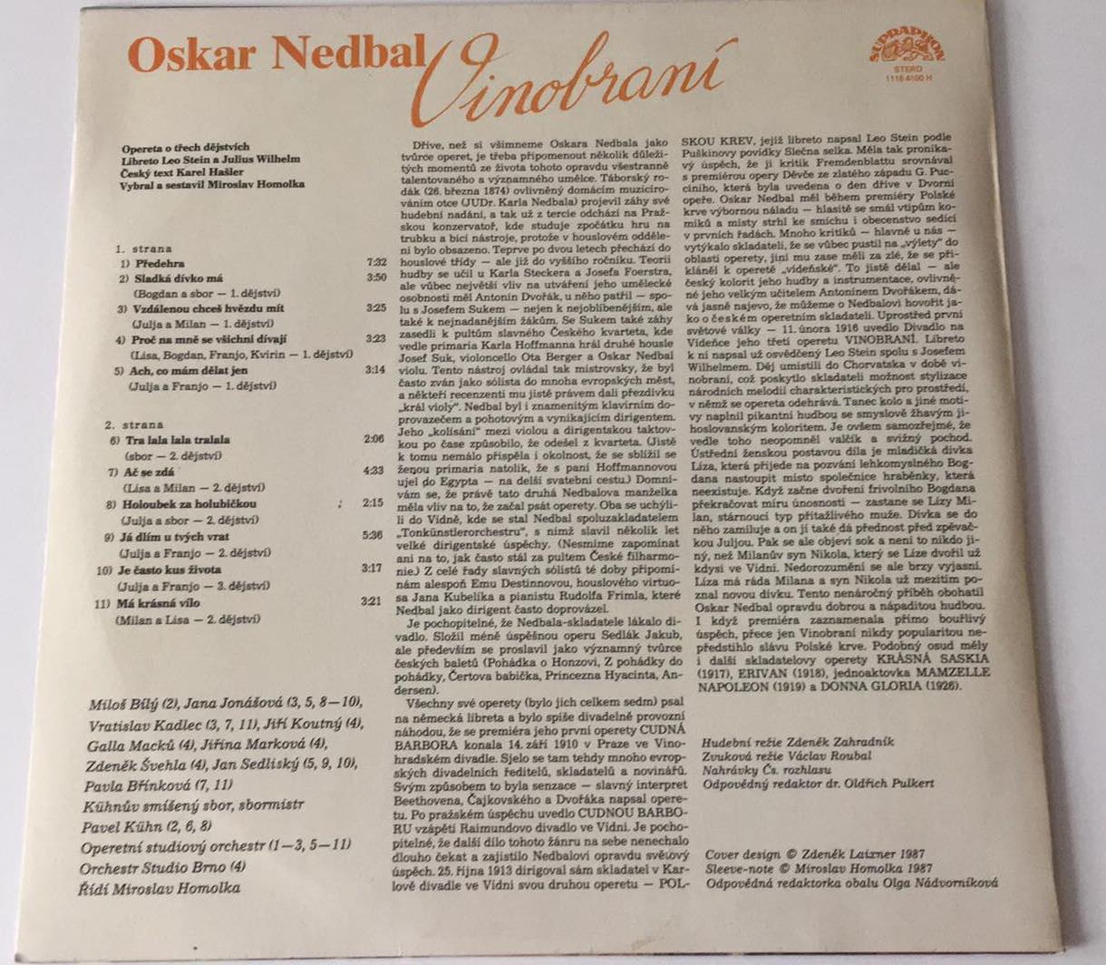 LP OSKAR NEDBAL (VINOBRANÍ)