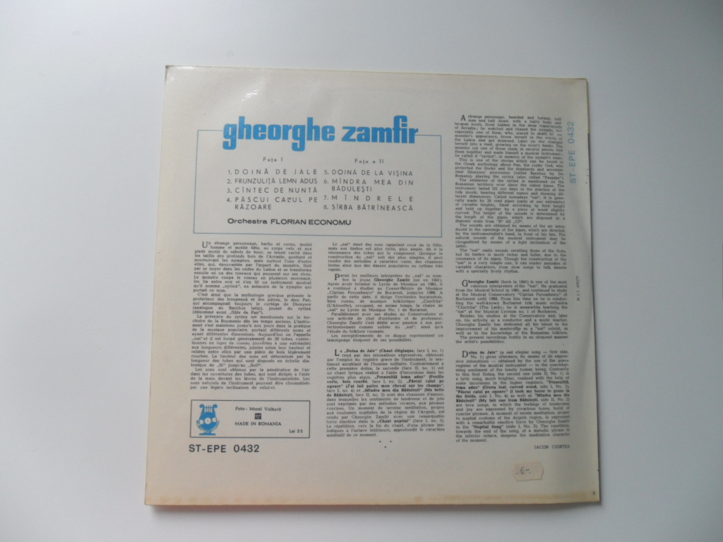 LP DESKA -Pan-Pipe • Flûte De Pan (GHEORGE ZAMFIR)