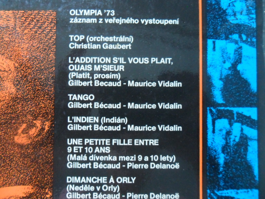 LP DESKA - GILBERT BÉCAUD