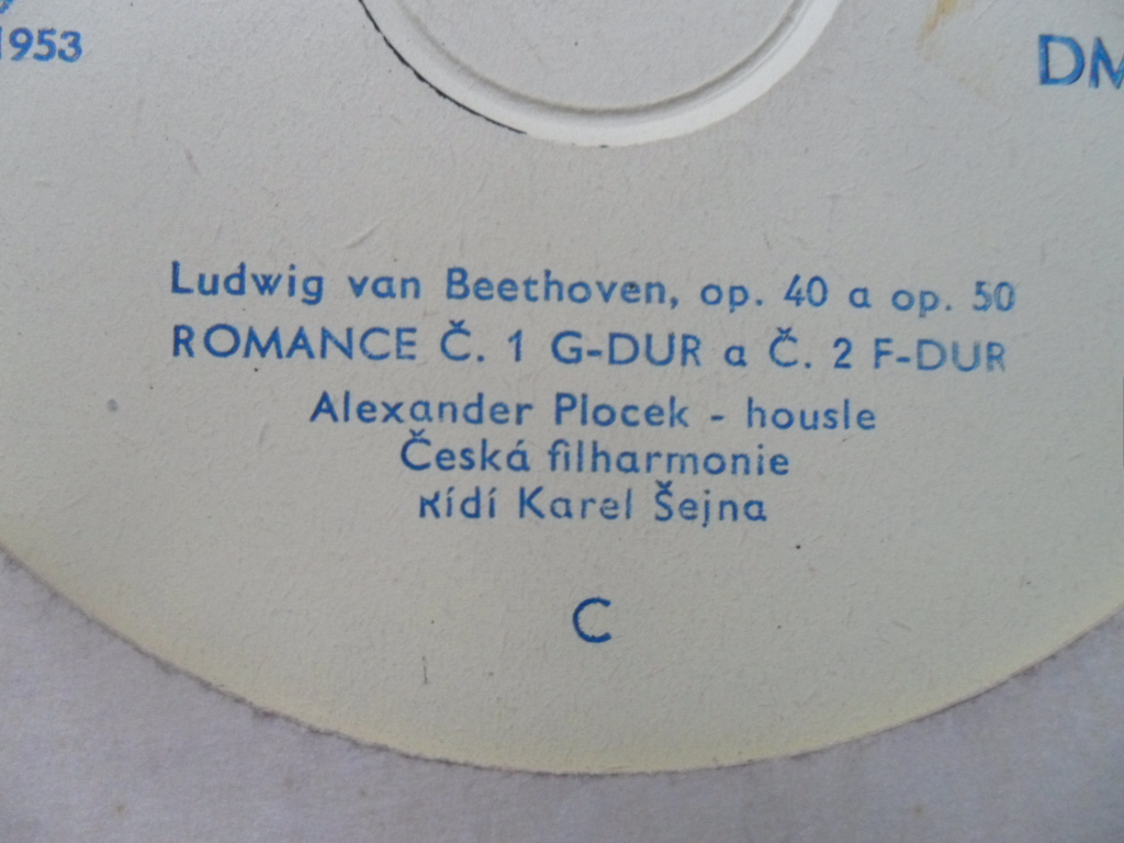 LP MALÝ FORMÁT 33 1/3 LUDWIG von BEETHOVEN, OP. 40 A OP. 50