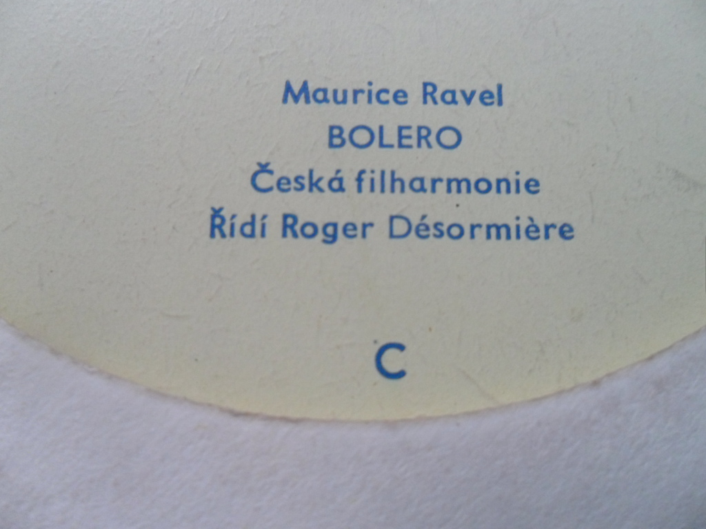 LP MALÝ FORMÁT 33 1/3 MAURICE RAVEL - BOLERO, K. KARAJEV - SEDM KRASAVIC