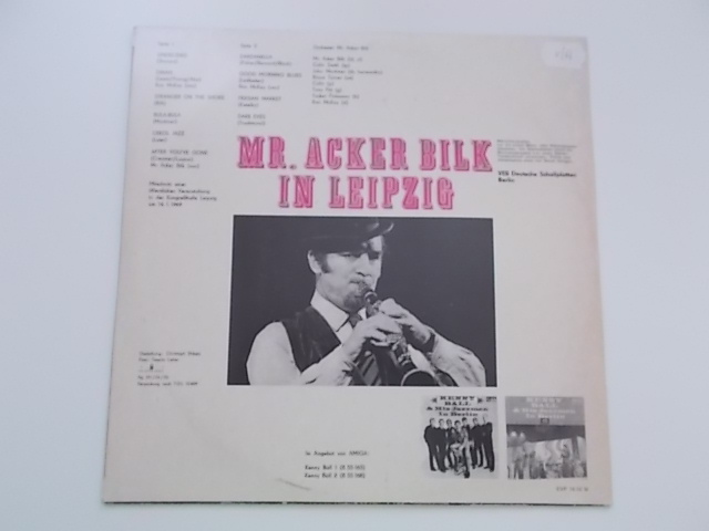 LP DESKA - MR. ACKER BILK IN LEIPZIG