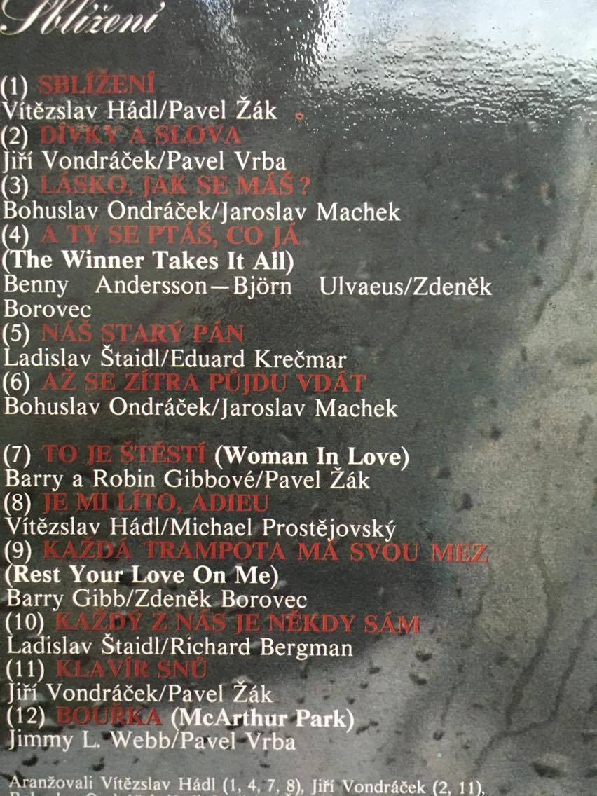 LP HELENA VONDRÁČKOVÁ - SBLÍŽENÍ