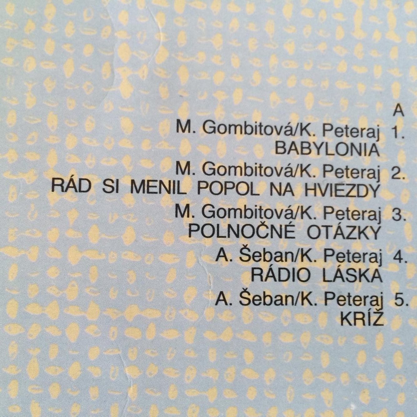 LP DESKA - MARIKA GOMBITOVÁ - KAM IDÚ ĽUDIA?
