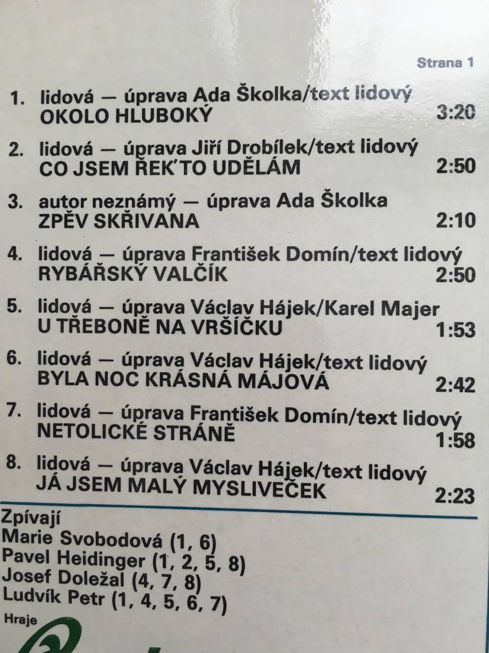 LP BUDVARKA - VČÉRA JSEM BYL U MUZIKY