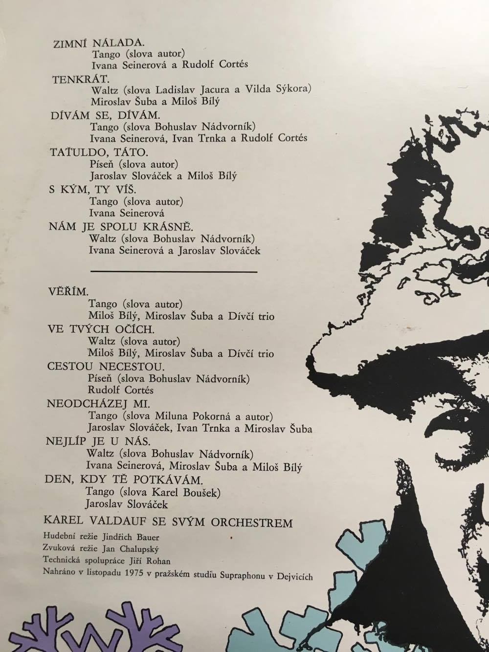 LP ZIMNÍ NÁLADA - KAREL VALDAUF SE SVÝM ORCHESTREM