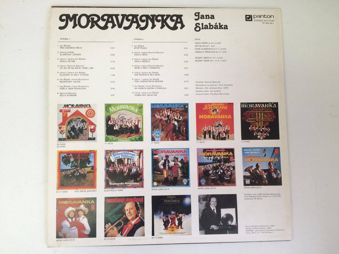LP MORAVANKA JANA SLABÁKA (PRO KAŽDÉHO NĚCO)