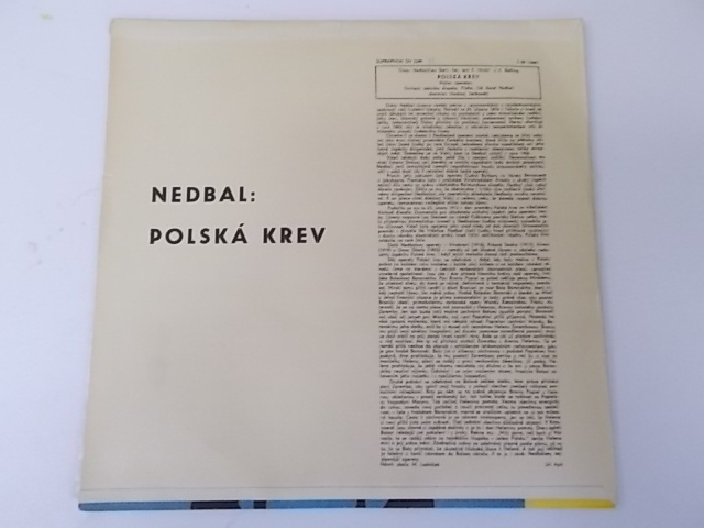 LP OSKAR NEDBAL - POLSKÁ KREV