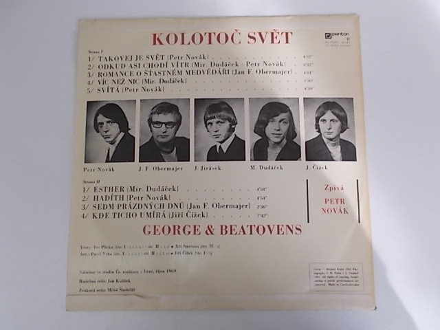 LP KOLOTOČ SVĚT - GEORGE & BEATOVENS