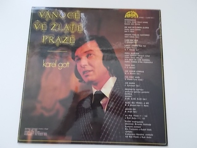 LP KAREL GOTT - VÁNOCE VE ZLATÉ PRAZE