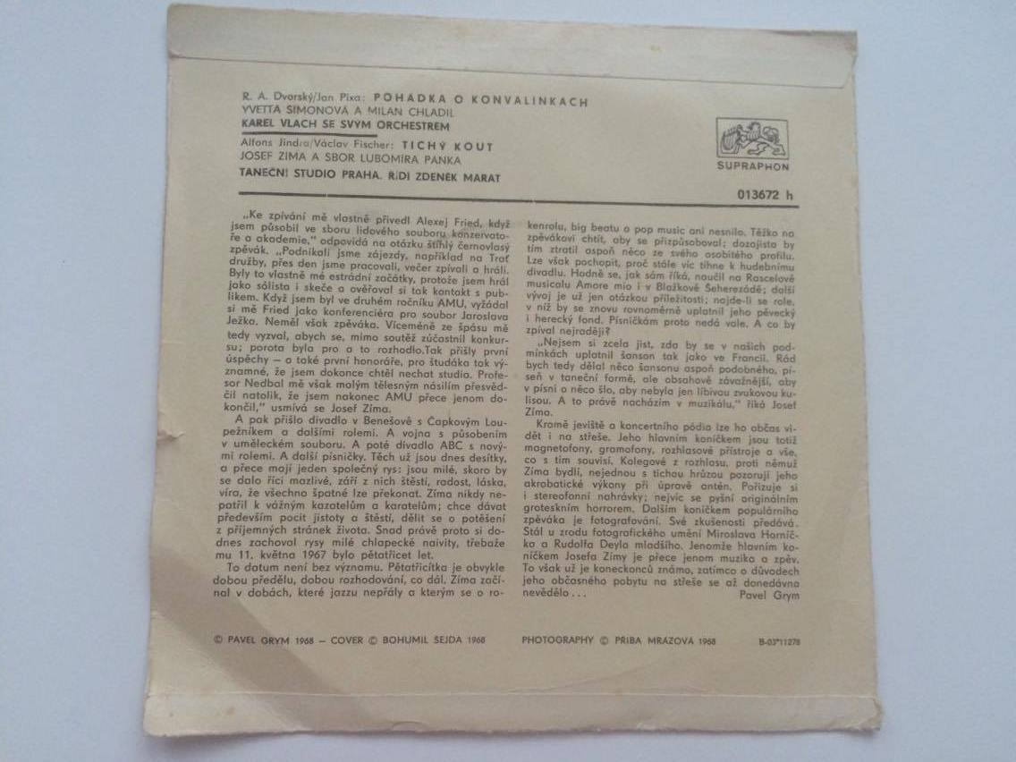 SP JOSEF ZÍMA - TICHÝ KOUT