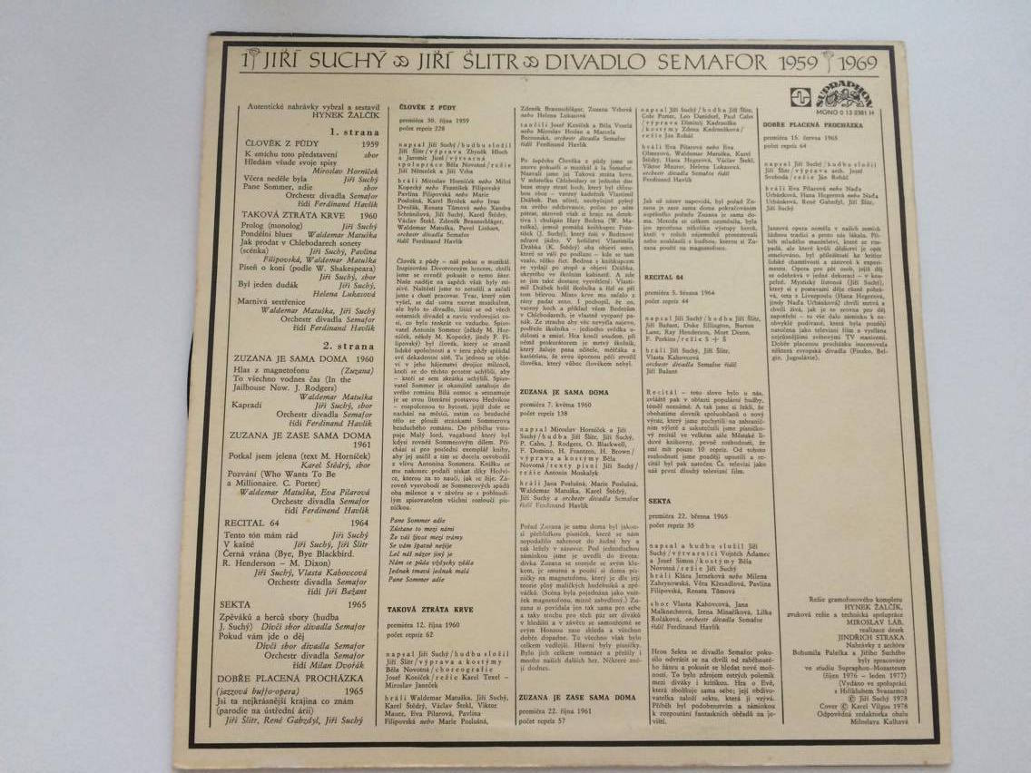 LP JIŘÍ SUCHÝ - JIŘÍ ŠLITR 1