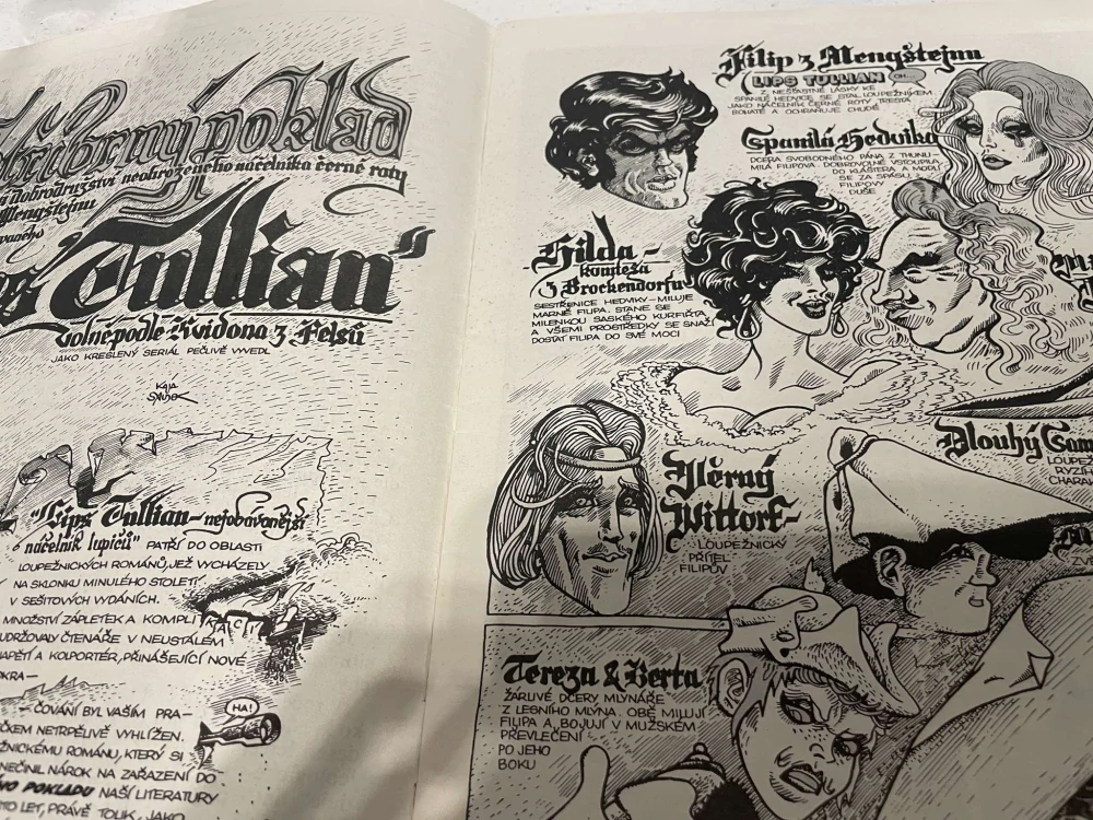 Kája Saudek LIPS TULLIAN : autogram